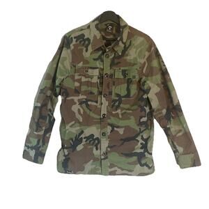 Nike SB Camo Camouflage Jacket Size M Men's Green Streetwear Skateboarding Coat